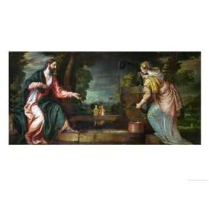   at the Well, circa 1580 Giclee Poster Print by Paolo Veronese, 30x40