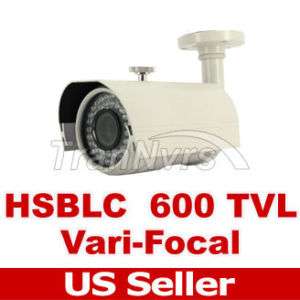HSBLC Surveillance 600 TVL Vari Focal Security Camera 846655002927 