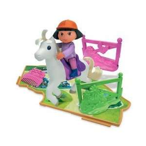   Doras Pony Place Play Pack Dora and Butterfly Pony Toys & Games