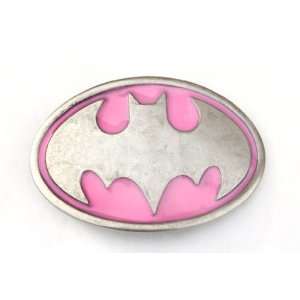  Classic Batman Superhero Comics Belt Buckle, Pink 