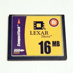  Lexar 16mb 4X CompactFlash CF card