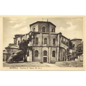   Vintage Postcard Basilica of San Vitale Ravenna Italy 