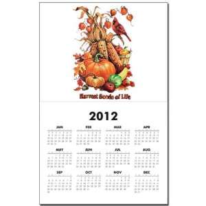 Calendar Print w Current Year Thanksgiving Harvest Seeds of Life Corn 