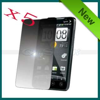 5x Privacy Screen Protector Cover For HTC EVO 4G Sprit  