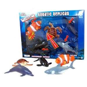  Aquatic PVC Replicas with Sound Toys & Games