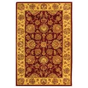  Safavieh Heritage HG343C Red and Gold Traditional 3 x 5 