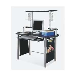  Office Star Products Mixed Media Workstation w/ Hutch 