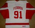vintage sergie fedorov detroit red wings child kids you th ccm jersey 