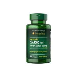 Myoleptin CLA 1000 with African Mango 600 mg 90 Rapid Release Softgels