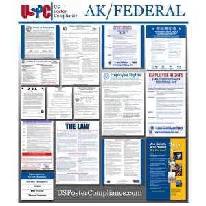  Alaska AK and Federal all in one Labor Law Poster for 