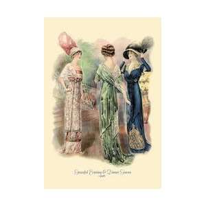  Graceful Evening and Dinner Gowns 20x30 poster