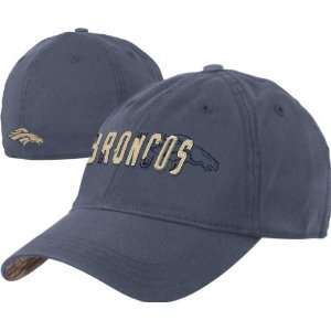Denver Broncos Distressed Print Slouch Flex Fit Hat  