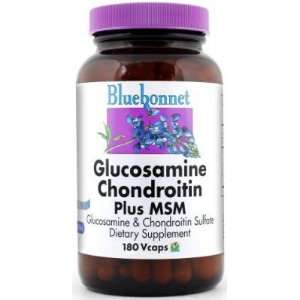  GLUCOSAMINE CHONDROITIN PLUS MSM 180 Vcaps   Bluebonnet 