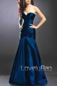 Teal Gorgeous Formal Lady Party Gown Evening Prom Dress  