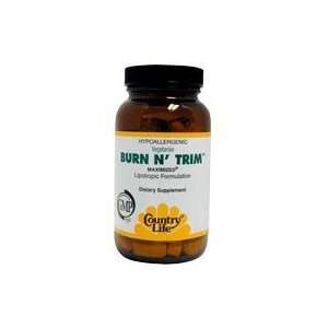 Burn N Trim Lipotropic 50 Tablets, Country Life  Grocery 