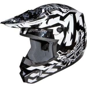  Fly Kinetic Electric Full Face Helmet X Small  Black 