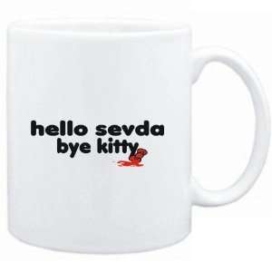  Mug White  Hello Sevda bye kitty  Female Names Sports 