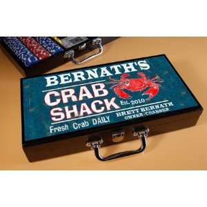  Personalized Crab Shack Poker Set