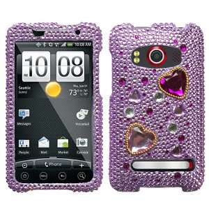  Love Crash Diamante Phone Protector Cover for HTC EVO 4G 
