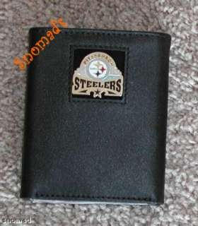 New Leather Wallet Pittsburgh Steelers Three Rivers Tri  