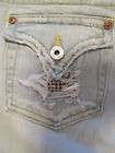 authentic miss me jeans size 28x33 * cotton blends * semi distressed 
