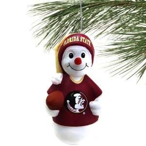  Florida State Seminoles (FSU) Resin Snowman Ornament 
