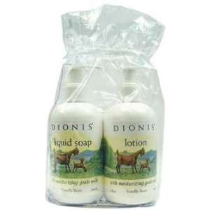  Dionis Vanilla Bean Liquid Soap/Lotion Gift Bag (8 oz each 