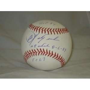  Carl Yastrzemski Autographed Ball   3X Inscribed 
