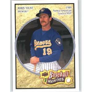  2008 Upper Deck Heroes #99 Robin Yount   Milwaukee Brewers 
