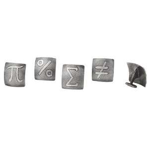  Math Symbol Cufflink