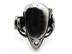 Mens PUNK screamers silver stainless steel ET mask aliens warrior 