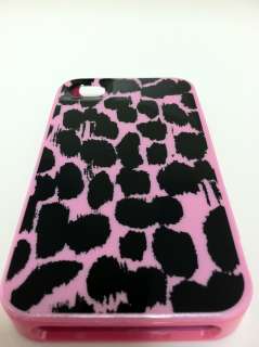   Pink Leopard Fashion Designer Case Cover Skin Back for iPhone 4 4S USA