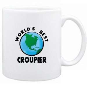  New  Worlds Best Croupier / Graphic  Mug Occupations 