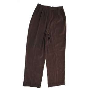  NEW ALFRED DUNNER WOMENS PANTS PROPORTIONED MEDIUM BROWN 
