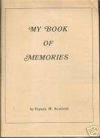 1989 SCOFIELD / MARTIN Family Genealogy History Book #d  