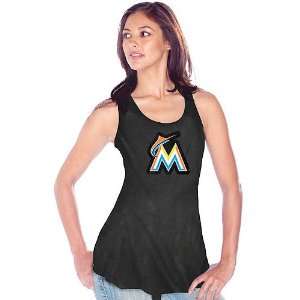   Marlins Softhand Racerback Tank by Majestic Threads