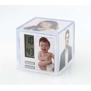  Picture Box Cube with Clock Electronics