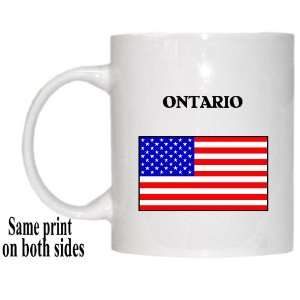  US Flag   Ontario, California (CA) Mug 
