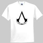 Assassins Creed T shirt in ALL sizes & light colors sku # 1 107