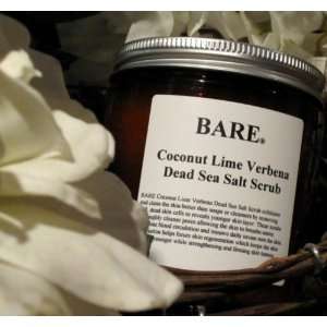    BARE Coconut Lime Verbena Dead Sea Salt Face and Body Scrub Beauty