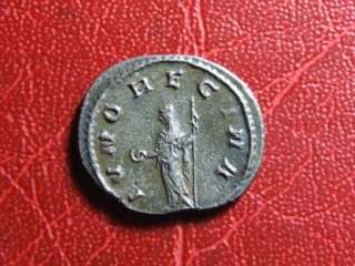 Salonina Silvered antoninianus RE IVNO   GINA Roman Imperial GALLIENUS 