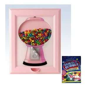  Pink Gumball Machine Picture Frame with Dubble Bubble 