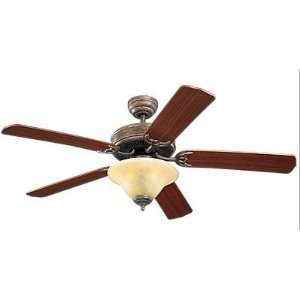  Homeowners Deluxe Ceiling Fan Model 5HS52TBS in Brushed 
