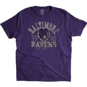   Ravens Purple 47 Brand Vintage Scrum T Shirt