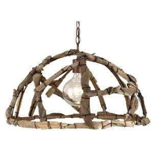  Currey & Co Driftwood Pendant