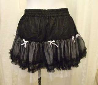 mini tiered mini skirt 3 colours punk rock goth lolita  