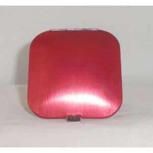  RED Square Compact Mirror Double Sided 3 X 3 Beauty