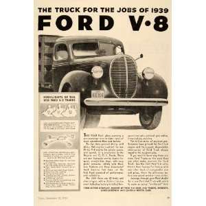  1938 Ad Ford V8 Truck Antique Hydraulic Brakes Chassis 