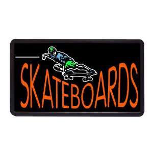  Skateboards 13 x 24 Simulated Neon Sign
