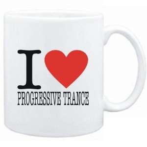  Mug White  I LOVE Progressive Trance  Music